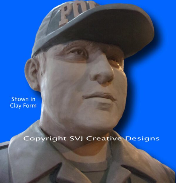 Police Officer Concrete Statue