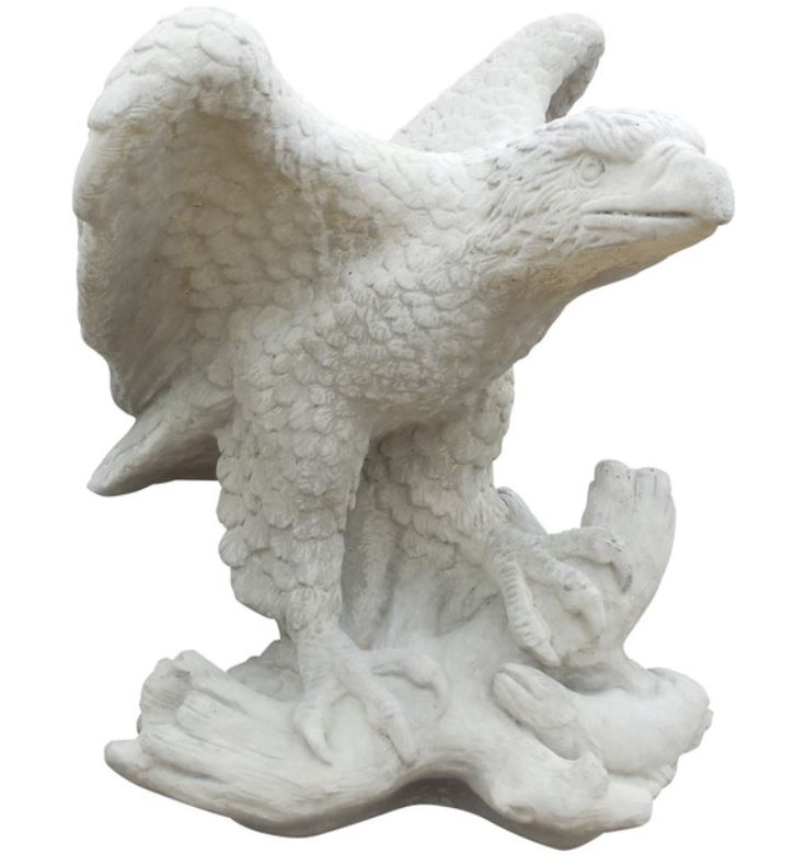 Eagle with Fish Concrete Statue