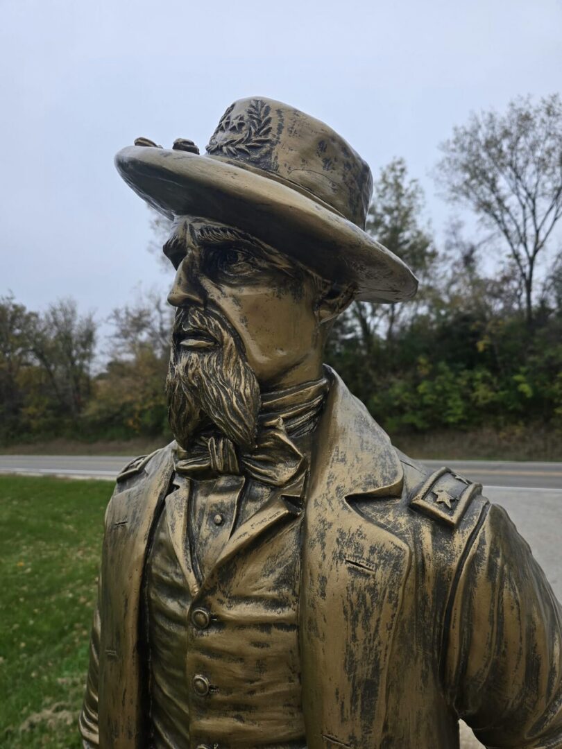 Civil War Union General Life-Size Statue - Image 4