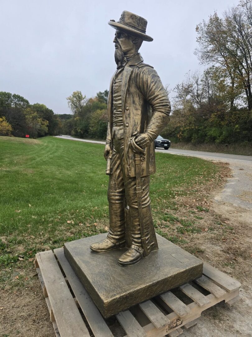Civil War Union General Life-Size Statue - Image 14