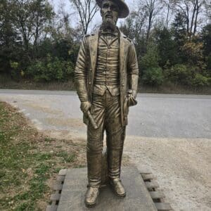 Civil War Union General Life-Size Statue
